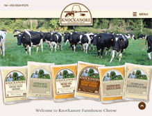 Tablet Screenshot of knockanorecheese.com